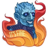 Winter is coming WhatsApp Sticker #28