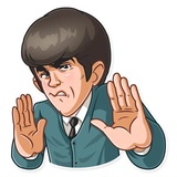 The Beatles WhatsApp Sticker #10