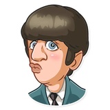The Beatles WhatsApp Sticker #19