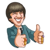 The Beatles WhatsApp Sticker #2