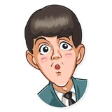 The Beatles WhatsApp Sticker #21