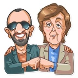 The Beatles WhatsApp Sticker #23