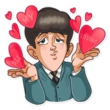 The Beatles WhatsApp Sticker #3