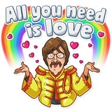 The Beatles WhatsApp Sticker #8