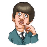 The Beatles WhatsApp Sticker #9