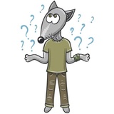 Wolf and Fox WhatsApp Sticker #8