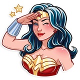 Wonder Woman WhatsApp Sticker #12