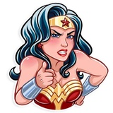 Wonder Woman WhatsApp Sticker #13