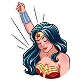 Wonder Woman WhatsApp Sticker #14