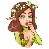 Wood Nymph WhatsApp Sticker #12