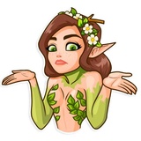 Wood Nymph WhatsApp Sticker #16