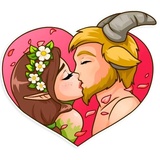 Wood Nymph WhatsApp Sticker #18