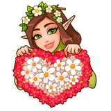 Wood Nymph WhatsApp Sticker #20