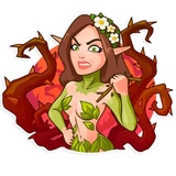 Wood Nymph WhatsApp Sticker #24