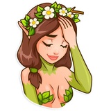 Wood Nymph WhatsApp Sticker #8