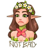 Wood Nymph WhatsApp Sticker #9