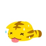 Yellow Kitten WhatsApp Sticker #12