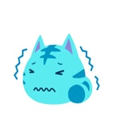 Yellow Kitten WhatsApp Sticker #13