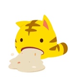Yellow Kitten WhatsApp Sticker #15