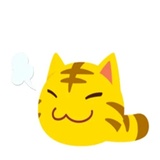 Yellow Kitten WhatsApp Sticker #16