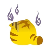 Yellow Kitten WhatsApp Sticker #26