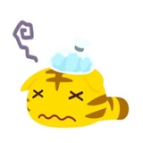Yellow Kitten WhatsApp Sticker #28