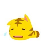 Yellow Kitten WhatsApp Sticker #3