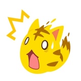 Yellow Kitten WhatsApp Sticker #30