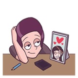 Young & Cool Couple WhatsApp Sticker #2