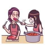 Young & Cool Couple WhatsApp Sticker #26