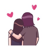 Young & Cool Couple WhatsApp Sticker #27