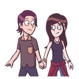 Young & Cool Couple WhatsApp Sticker #4