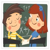 Young Love at School WhatsApp Sticker #10