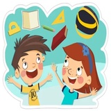 Young Love at School WhatsApp Sticker #14