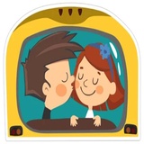 Young Love at School WhatsApp Sticker #9