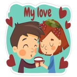 Love in Moscow WhatsApp Sticker #26