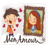 Love in Paris WhatsApp Sticker #12