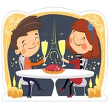 Love in Paris WhatsApp Sticker #13