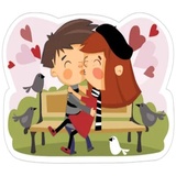 Love in Paris WhatsApp Sticker #17