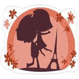 Love in Paris WhatsApp Sticker #26