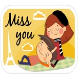 Love in Paris WhatsApp Sticker #29