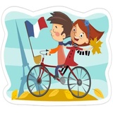 Love in Paris WhatsApp Sticker #9
