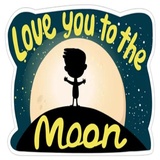 Love in Space WhatsApp Sticker #10