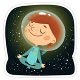 Love in Space WhatsApp Sticker #28