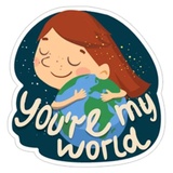 Love in Space WhatsApp Sticker #3