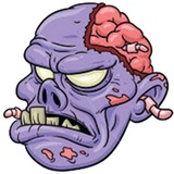 Zombie WhatsApp Sticker #24
