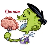 Z for Zombie WhatsApp Sticker #10