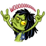 Z for Zombie WhatsApp Sticker #12