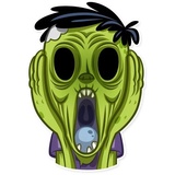 Z for Zombie WhatsApp Sticker #14