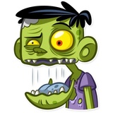 Z for Zombie WhatsApp Sticker #15